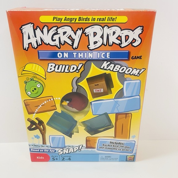 Angry Birds On Thin Ice Game Mattel 2011 Complete - Picture 4 of 6